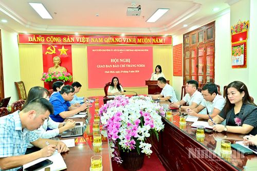 Hội nghị giao ban báo chí tháng 9/2026