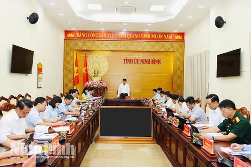 Hội nghị Ban Thường vụ Tỉnh ủy cho ý kiến về các nội dung thuộc thẩm quyền