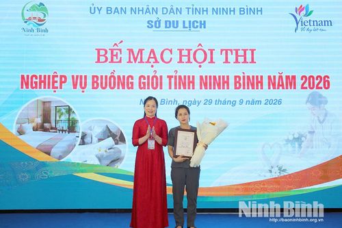 Bế mạc Hội thi Nghiệp vụ buồng giỏi tỉnh Ninh Bình năm 2026