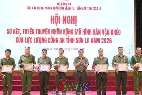 Sơ kết, tuyên truyền nhân rộng mô hình dân vận khéo của lực lượng Công an Sơn La