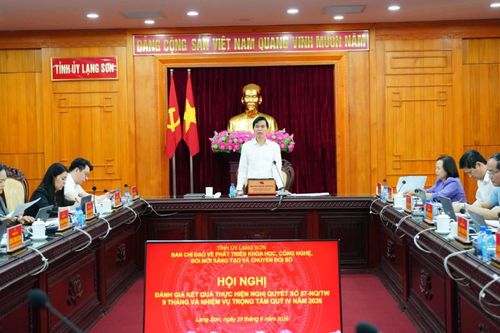Nhiều đột phá trong triển khai Nghị quyết số 57-NQ/TW tại Lạng Sơn
