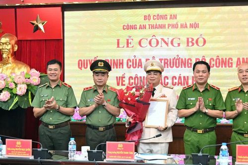 Đại tá Trần Văn Quang được bổ nhiệm chức vụ Phó Giám đốc Công an thành phố Hà Nội
