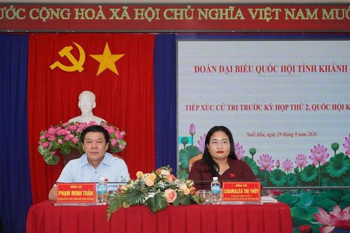 Đại biểu Quốc hội tỉnh Khánh Hòa tiếp xúc cử tri xã Suối Dầu