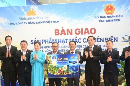 Điện Biên đưa mắc ca lên các chuyến bay Vietnam Airlines