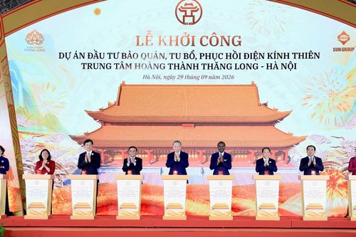 Khởi công tu bổ, phục hồi Điện Kính Thiên: Kết nối quá khứ, hiện tại và tương lai