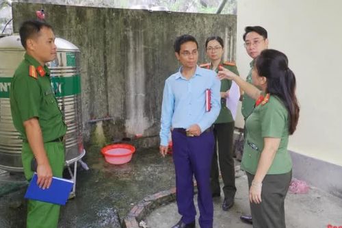 Cục Y tế, Bộ Công an khảo sát công tác bảo vệ môi trường tại xã Lũng Nặm và Tổng Cọt