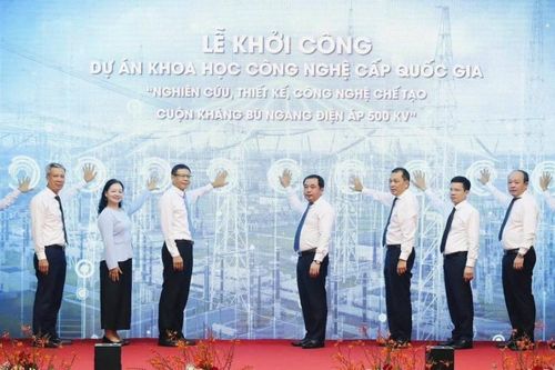 EEMC khởi công dự án chế tạo cuộn kháng 500 kV