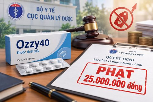 Kê khai sai giá thuốc, Công ty dược phẩm Đạt Vi Phú bị phạt 25 triệu đồng