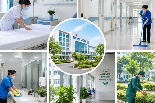 Giữ môi trường bệnh viện xanh, sạch, đẹp từ khoa phòng đến khuôn viên