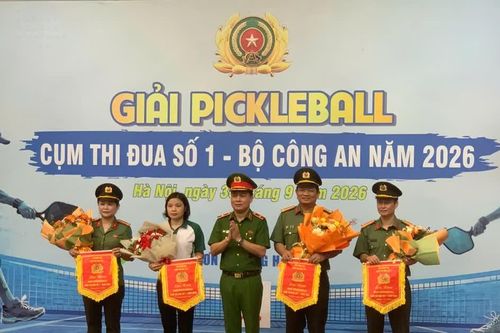 Khai mạc Giải Pickleball Cụm thi đua số 1 - Bộ Công an