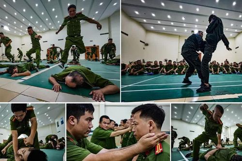 Rèn luyện đòn giáp lá cà, tước vũ khí chớp nhoáng của Cảnh sát 113 và Công an xã, phường ở Hà Nội