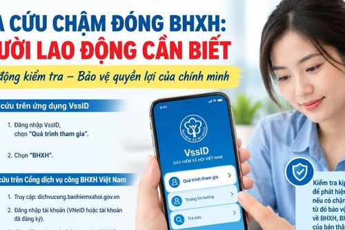 Tra cứu chậm đóng BHXH: Người lao động cần biết