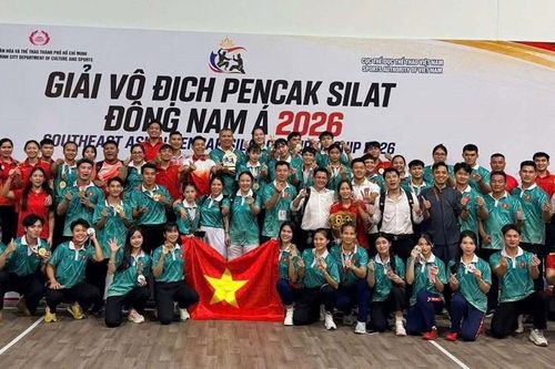 Việt Nam nhất toàn đoàn Giải pencak silat Đông Nam Á 2026