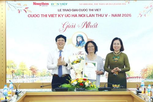 Trao giải cuộc thi 'Ký ức Hà Nội' lần thứ V