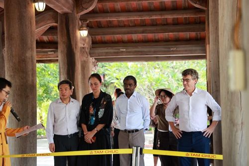 Đoàn đại biểu UNESCO thăm Di tích quốc gia đặc biệt Tam Chúc