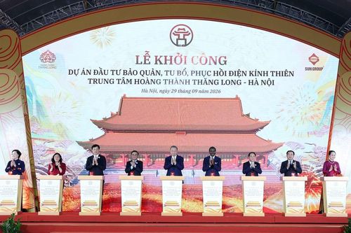 Khởi công Dự án Đầu tư bảo quản, tu bổ, phục hồi Điện Kính Thiên: Phục dựng dựa trên cơ sở khoa học và tính xác thực