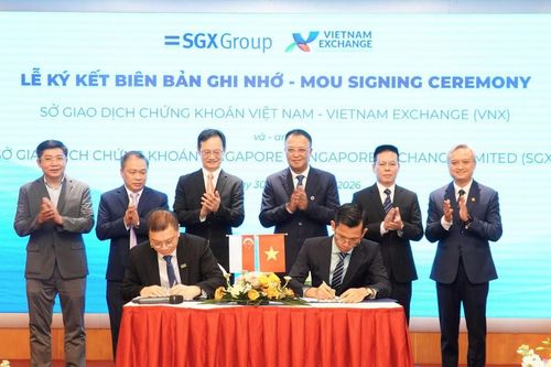 Tăng kết nối thị trường vốn Việt Nam - Singapore, thúc đẩy phát triển sản phẩm DR