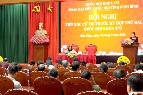 Cử tri Ninh Bình kiến nghị tháo gỡ nhiều vấn đề từ cơ sở