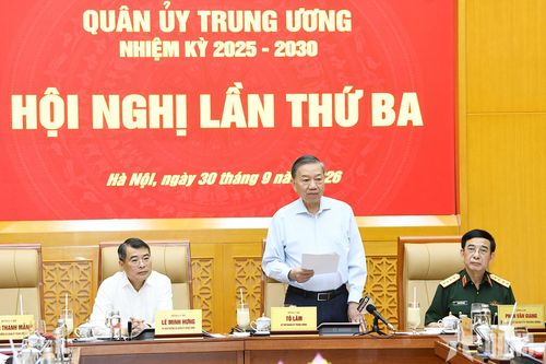 Tổng Bí thư, Chủ tịch nước Tô Lâm chủ trì Hội nghị Quân ủy Trung ương