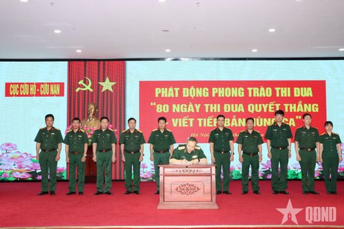 Cục Cứu hộ - Cứu nạn phát động đợt thi đua cao điểm