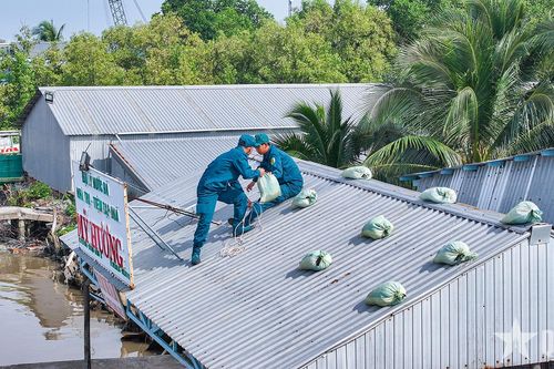 Xã Tân Thạnh (An Giang): Hoàn thành diễn tập phòng chống thiên tai