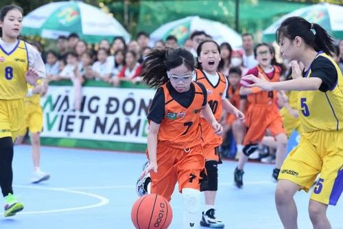 Phát động Giải Bóng rổ học sinh tiểu học Hà Nội lần thứ XX