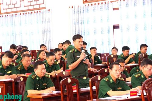 Đảng ủy, Ban Chỉ huy Bộ đội Biên phòng tỉnh Tây Ninh tổ chức sinh hoạt quán triệt Kết luận của đồng chí Chính ủy Bộ đội Biên phòng