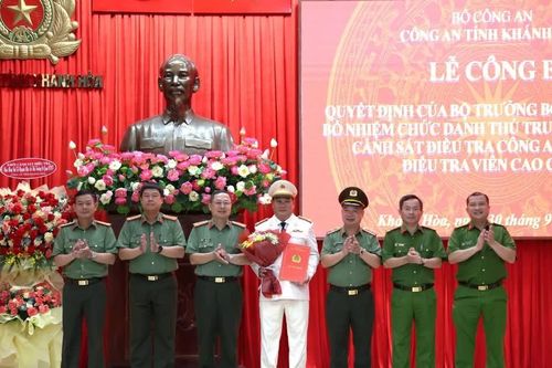 Đại tá Nguyễn Mậu An làm Thủ trưởng Cơ quan Cảnh sát điều tra Công an tỉnh Khánh Hòa