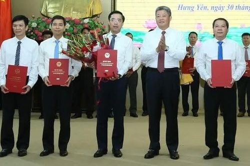 Hưng Yên thành lập nhiều đơn vị mới và bổ nhiệm lãnh đạo