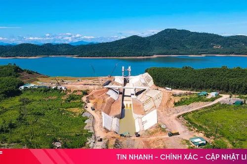 Cận cảnh dự án hơn 350 tỷ đồng nâng cấp hồ Kẻ Gỗ sắp hoàn thành
