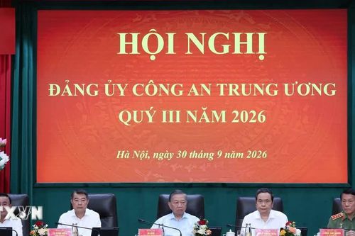 Tổng Bí thư, Chủ tịch nước dự Hội nghị Đảng ủy Công an Trung ương quý 3