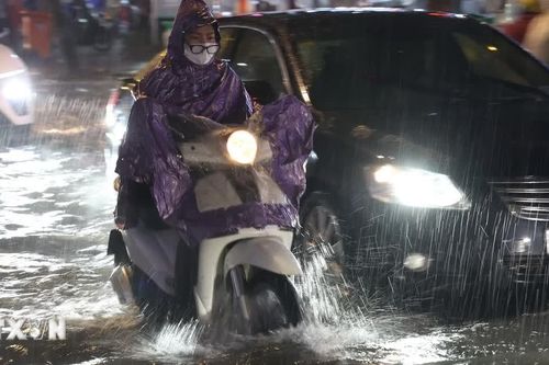 Nhiều khu vực ở Thành phố Hồ Chí Minh ngập sâu do mưa lớn kết hợp triều cường