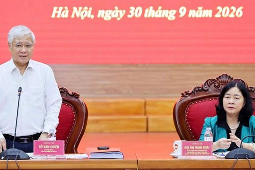 Thông qua dự thảo báo cáo kết quả kiểm tra, giám sát đợt 3 đối với Ban Thường vụ Đảng ủy MTTQ, các đoàn thể Trung ương