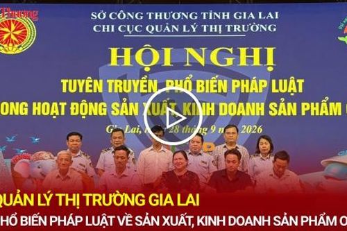 Quản lý thị trường Gia Lai phổ biến pháp luật về sản xuất, kinh doanh sản phẩm OCOP