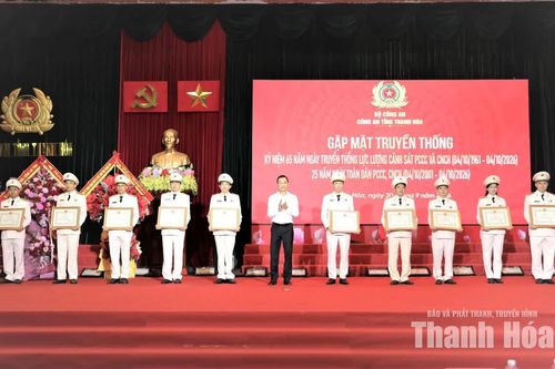 Công an Thanh Hóa gặp mặt kỷ niệm 65 năm Ngày truyền thống lực lượng Cảnh sát PCCC và CNCH