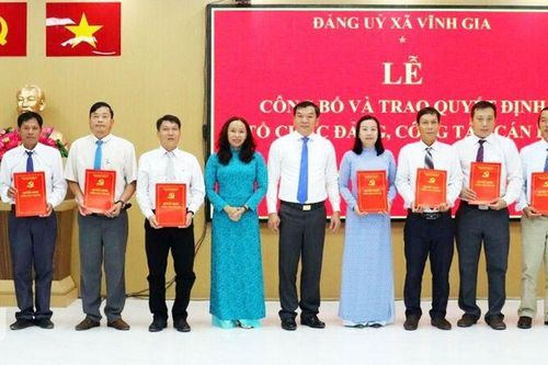 Vĩnh Gia thành lập mới 9 chi bộ