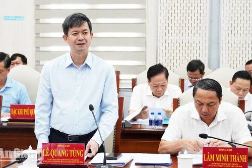 Bí thư Tỉnh ủy Lê Quang Tùng rà soát dự án phục vụ APEC 2027 tại Phú Quốc