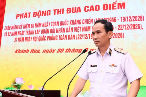 Học viện Hải quân phát động đợt thi đua cao điểm