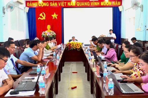 Hội nghị Ban Chấp hành Đảng bộ xã Khánh Vĩnh lần thứ 6