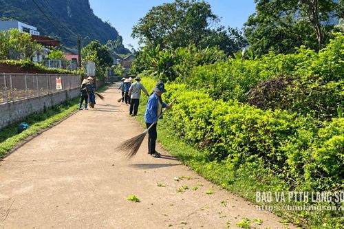 Bằng Mạc: Hơn 6.200 người tham gia phát quang đường làng ngõ xóm