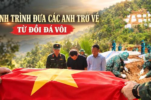 Hành trình đưa các anh trở về từ đồi Đá Vôi