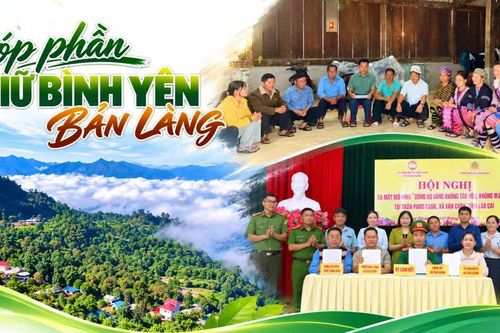 Góp phần giữ bình yên bản làng