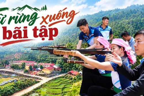 Từ rừng xuống bãi tập