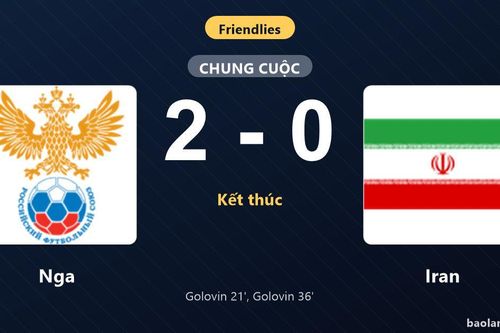 Thống kê trận đấu Nga 2-0 Iran: A. Golovin tỏa sáng, Nga giành trọn 3 điểm