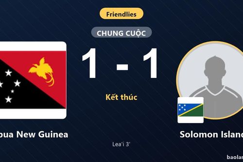 Papua New Guinea kiên cường cầm hòa Solomon Islands trong trận giao hữu tại Suva