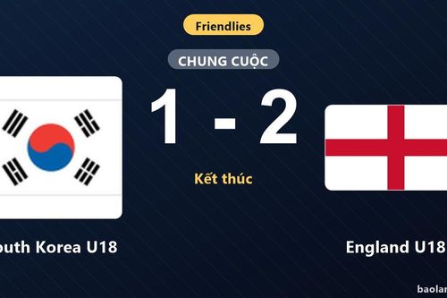 England U18 hạ gục South Korea U18 trong trận giao hữu quốc tế