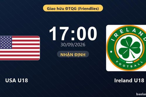 Nhận định USA U18 vs Ireland U18: Cuộc đấu của hai hàng thủ