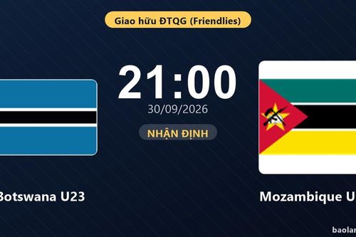 Nhận định Botswana U23 vs Mozambique U23: Cuộc đấu của hai hàng thủ