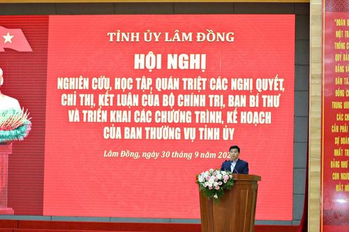 Lâm Đồng học nghị quyết để hiểu, để làm và tạo ra sản phẩm