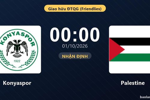 Nhận định Konyaspor vs Palestine: Cuộc đấu của hai hàng thủ